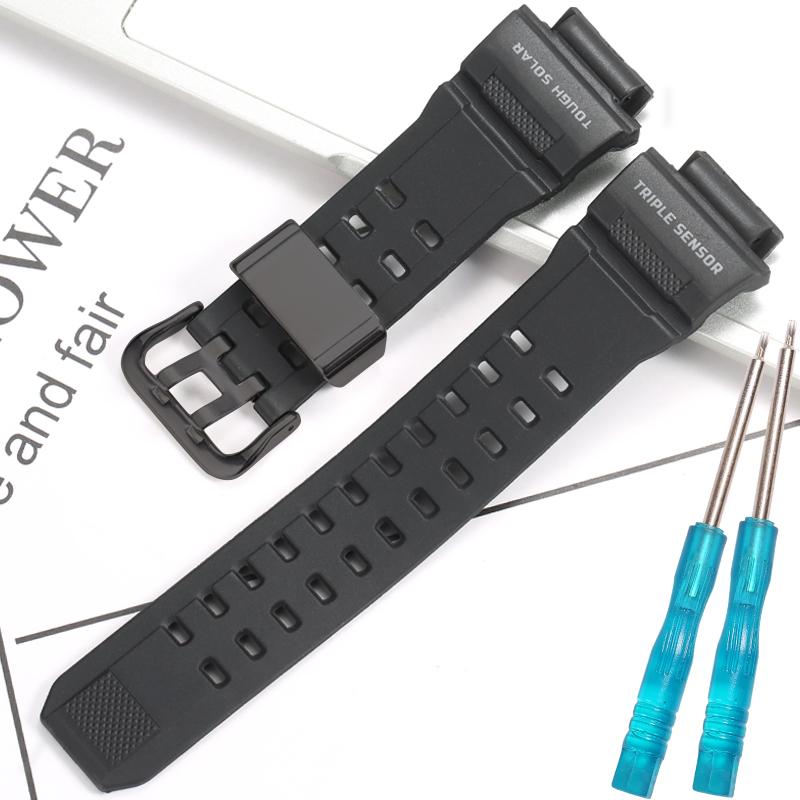 Для Casio 10455201 Запасной полимерный ремешок Подходит для часов GW-9400-1 Ремешок Rangeman GW-9400 Мужской ремешок Аксессуары для спортивных часов