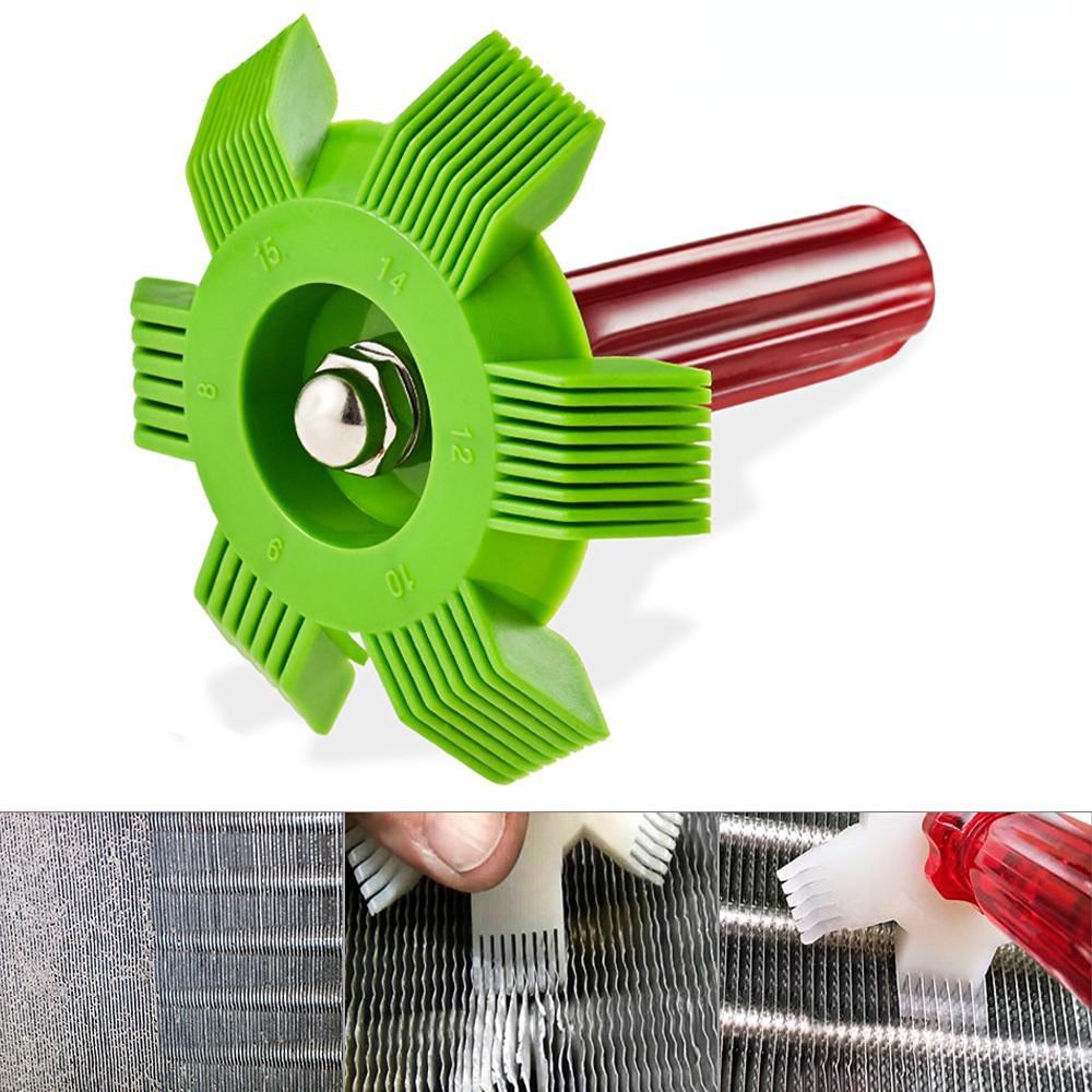 1PC Fin Straightener Car Automotive Refrigeration A/C Condenser Radiator Plastic Fin Straightener Cleaner for Cleaning Radiator Evaporator XYZ