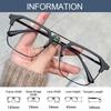 Men Women Vision Care Square Ultra Light Frame Eye Protection Myopia Glasses Business Eyeglasses