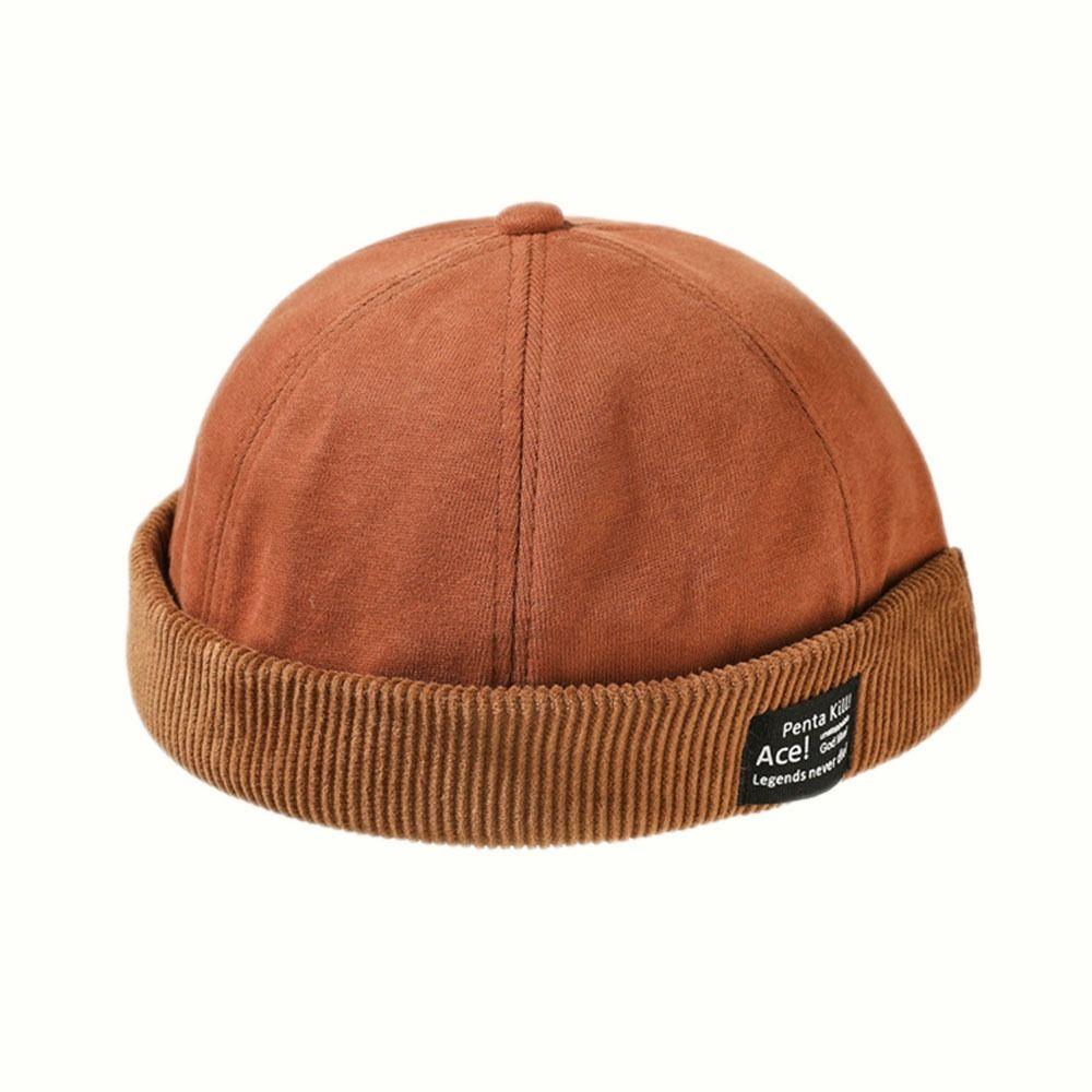 Теплая шляпа владельца Вельветовая вельветовая кепка Портативная кепка Докера Женская