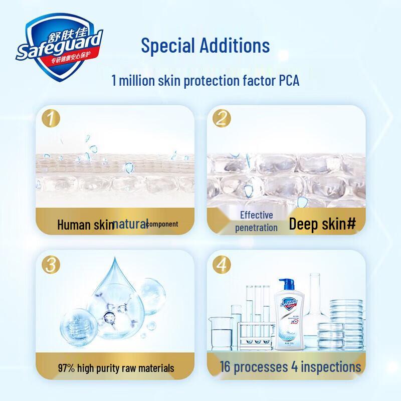 Safeguard Pure White Fragrance Shower Gel Twin Pack