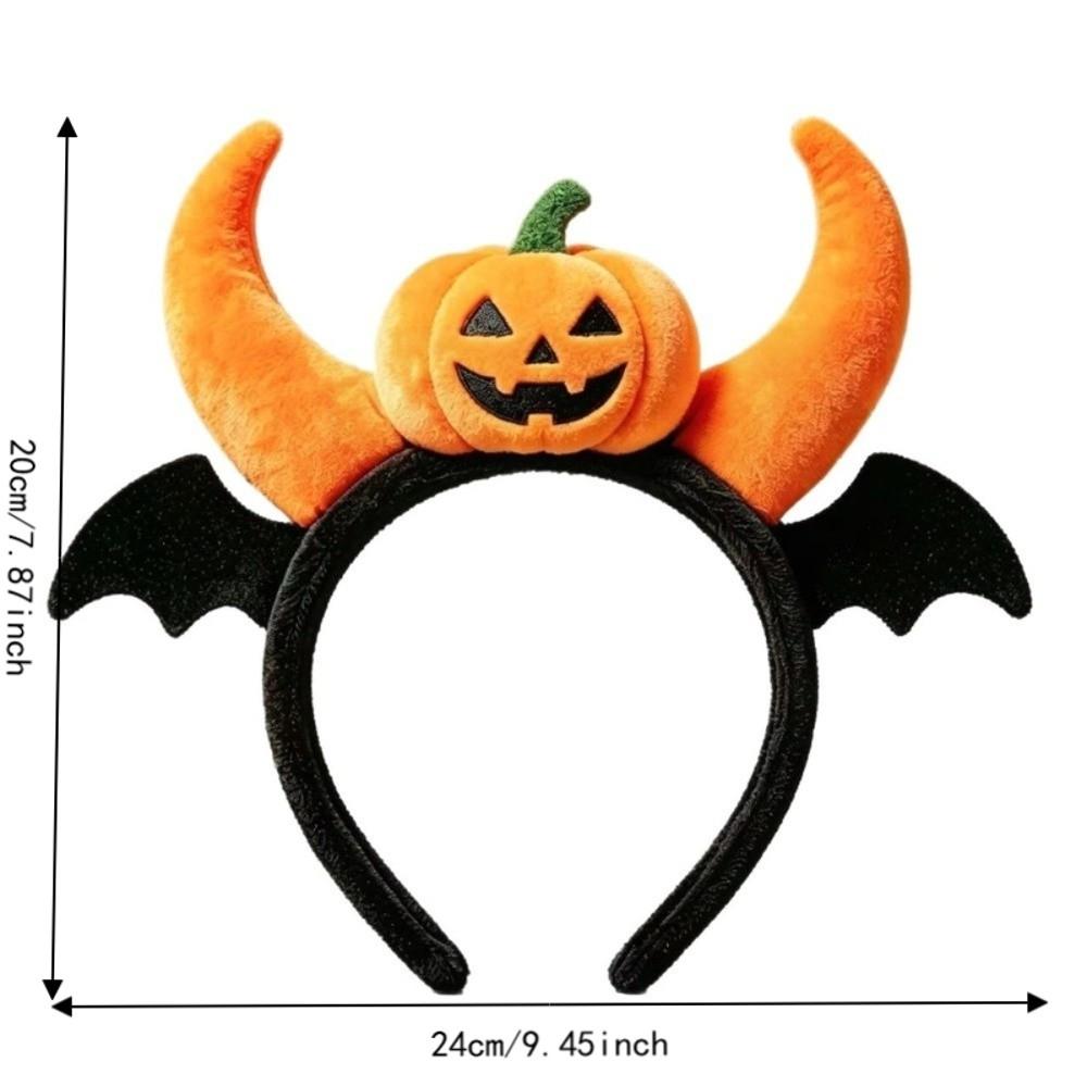 Dress Up Bat Wing Headbands Spooky Pumpkin Hair Hoop Cute Halloween Headband Photo Props