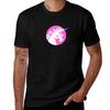 Pink Unicorn Cafe Logo TShirt Daily Wear Plain Short Sleeve Shirt TShirt