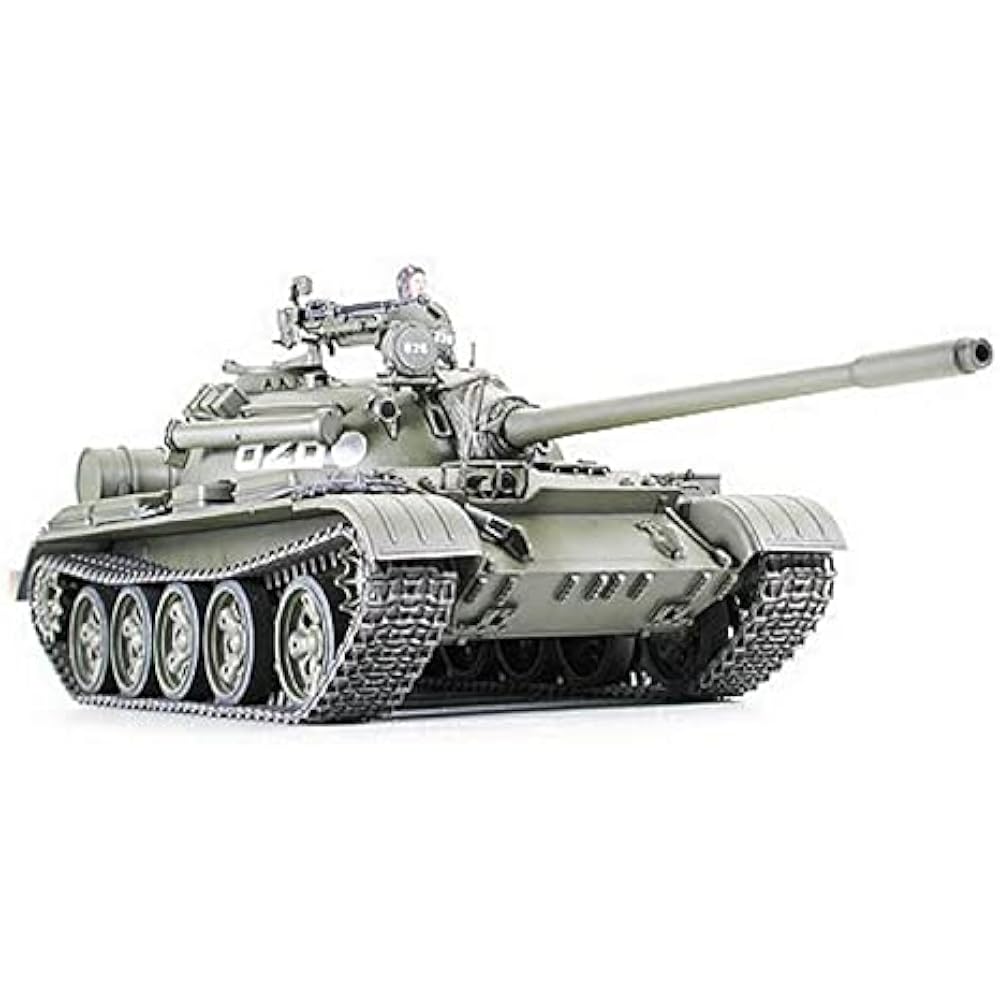 Серия военных миниатюр Tamiya 1/35 №. 257 Советский Танк Т-55А Пластиковая Модель 35257