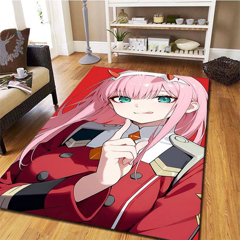Franxx Carpet Rug For Living Room Bedroom Home Sofa Decoration Kids Play Nonslip Floor Mat