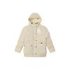 FW22 Personalized Label Fleece-Lined Sherpa Hooded Down Jacket Women Outerwear Oatmeal VN0A7YI92N1