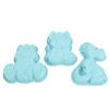 3pcs Cartoon Silicone Baking Mold Dinosaur Hippo Dog Shape Food Grade Non Stick Cute Cake Mold