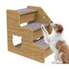 Dog Stairs For High Beds 3 Levels Pet Stairs & Ramp For Medium/Small Dogs Old Cats Portable Dog/Cat Ladder Pets Steps For High