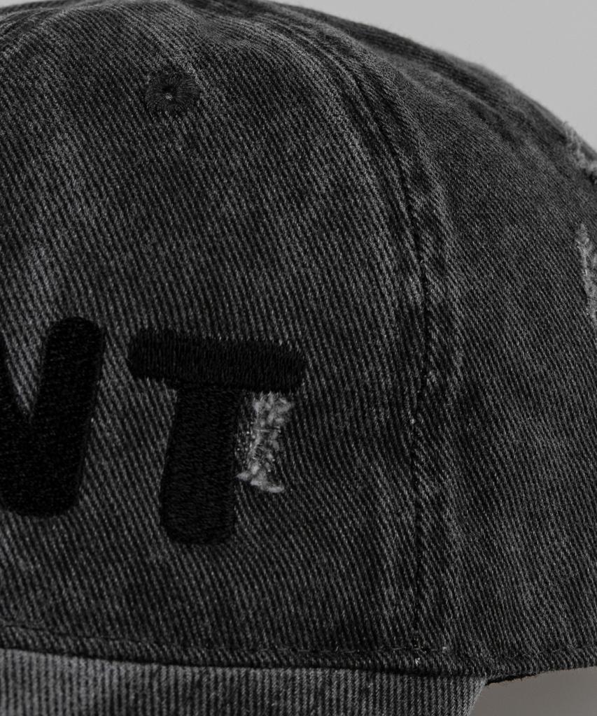 Кепка Saint Damaged Pigment Ball Cap - Угольный