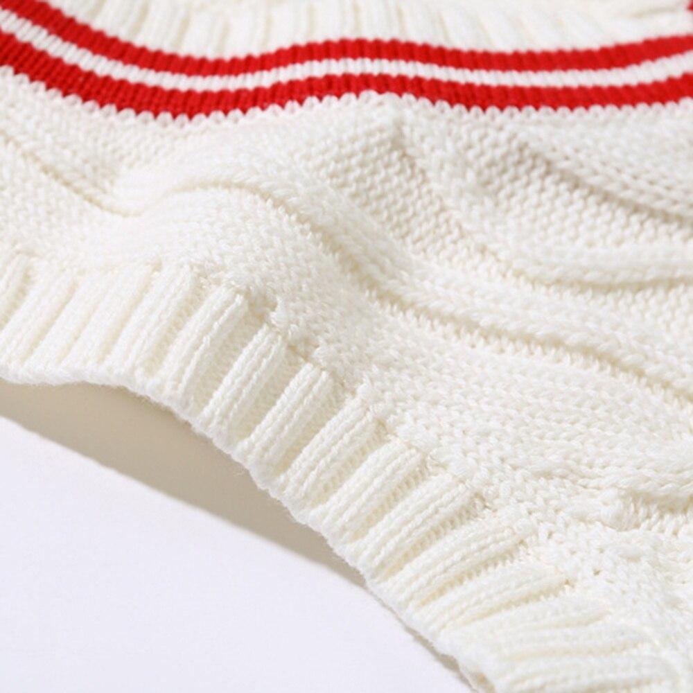 Autumn Winter Baby Knit Sweater Vest Kids Boys Pullover V-Neck Sweater Toddler Girl Casual Outerwear