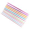 Crochet Hooks Alumina 11 Pcs Multicolor Knitting Needles Craft Yarn 0.08‑0.30in for Knitting