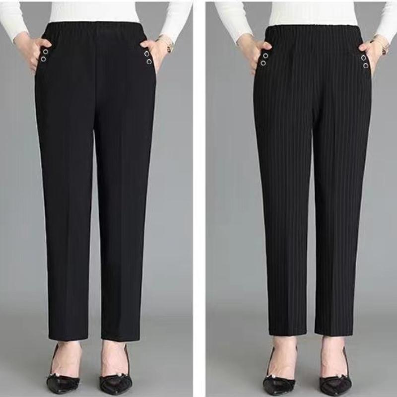 XL-5XL Oversize Casual Pants Women Long Loose Pants Hight Waist Womens New Winter Trousers Female Stretch Pants
