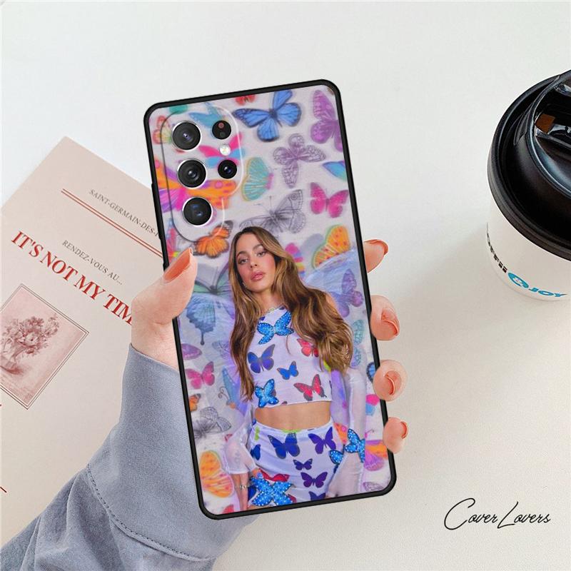 Чехол для телефона Tini Stoessel Для Samsung Galaxy S24 S25 S23 S22 Ultra Note 10 20 Plus S20 S21 FE Обложка