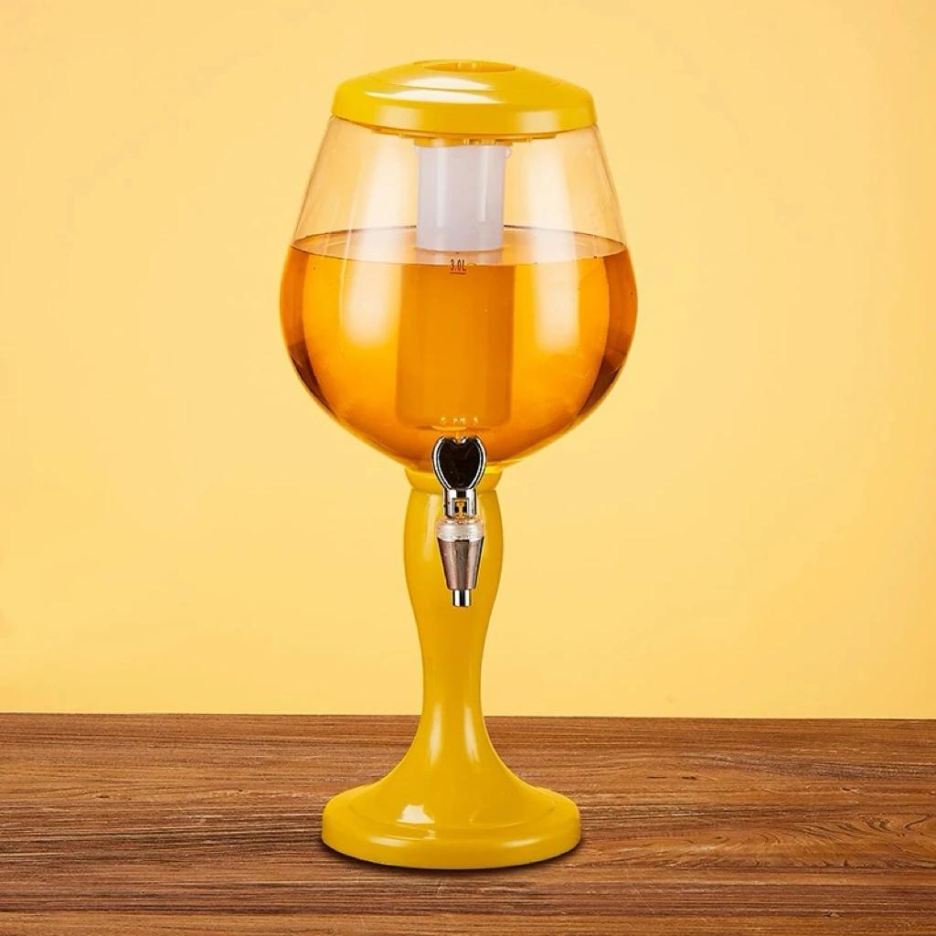 Hot sale 4L Commercial Light Emitting Diode Bar Water Dispenser Tower Automatic Beer Tower Party 3L Automatic Beer Water