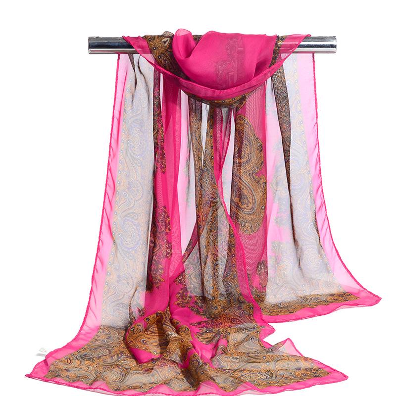 Весна/лето Новый женский шелковый шарф 50 * 160 см Имитация шелкового твила квадратный шарф Модный принт большой квадратный шарф профессиональный шарф