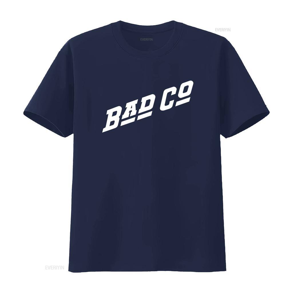 BAD COMPANY CO Logo T Shirt For Fan All Size KC vintage Washed fashion Top For Everyday Wear Breathable designer clothes