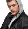 Зимняя куртка Brandit MA1 Sweat Hooded Jacket black-grey