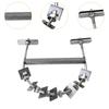 Parrot Stand Toy Stainless Steel Branch Support for Bird Cage Accessories for Conures Parakeets Macaw Cages