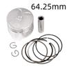 64mm 64.25mm 64.5mm 400cc Motorcycle Engine Piston Ring Kit STD +25 +50 +0.25 +0.5  For Honda KWO Steed 400 BROS 400 Steed400