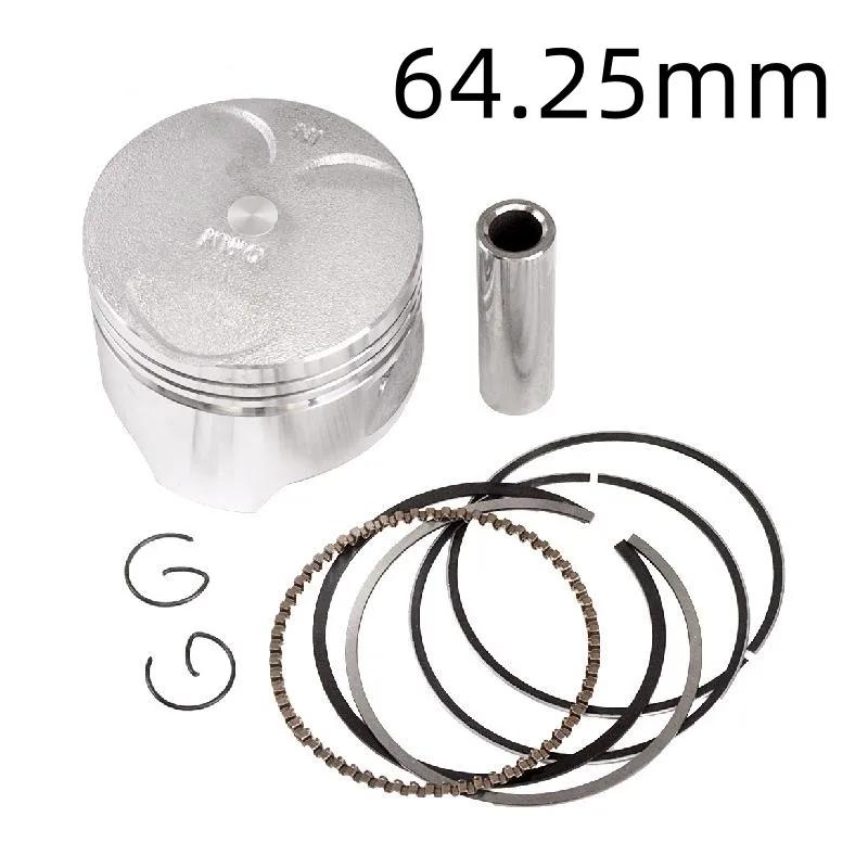 64mm 64.25mm 64.5mm 400cc Motorcycle Engine Piston Ring Kit STD +25 +50 +0.25 +0.5 For Honda KWO Steed 400 BROS 400 Steed400