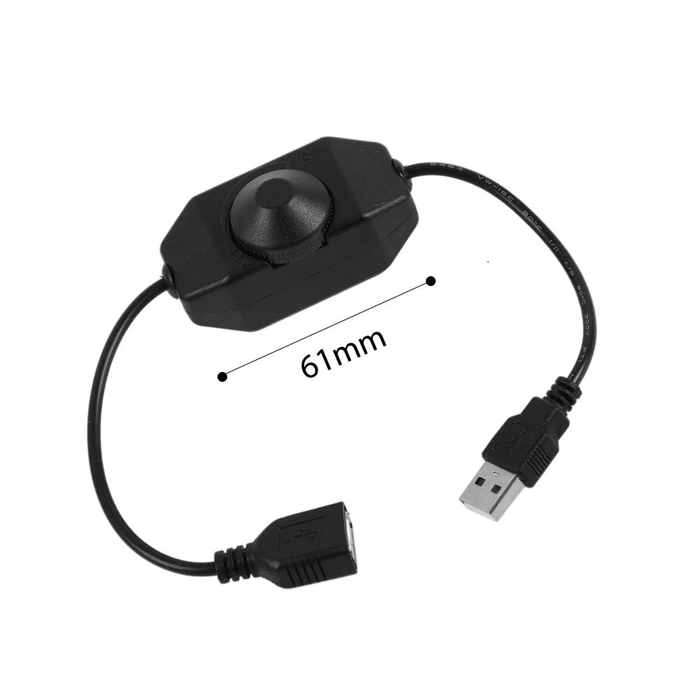 DC5V USB-регулируемая ручка с ручным управлением светодиодным диммером, сенсорный переключатель для светодиодной ленты, 1-канальный контроллер регулировки яркости