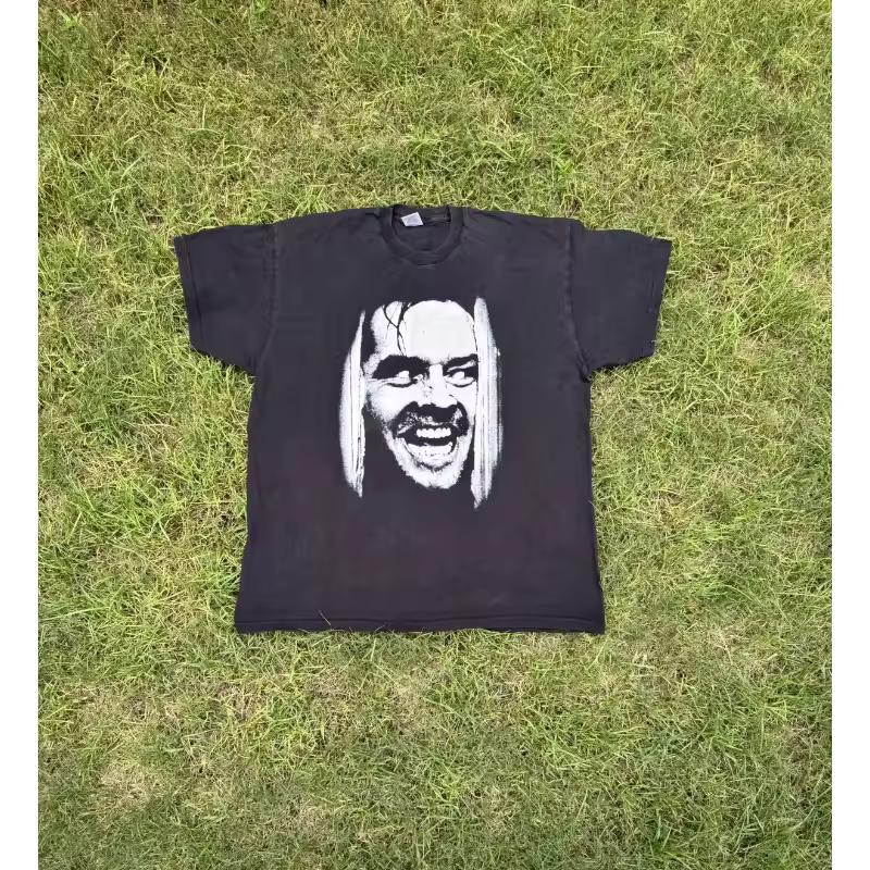 Shining 2000s Horror Movie Retro T shirt Men's T shirt Summer New Casual Fashion Unisex T shirt
