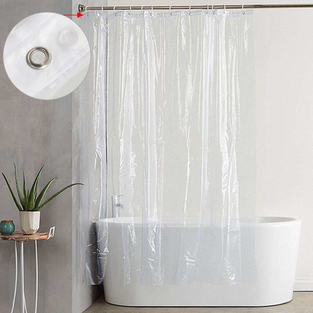 Декор для дома Прозрачный Водонепроницаемый ПЭВА Пластик Брызгозащитный Принадлежности для ванной Шторка для душа