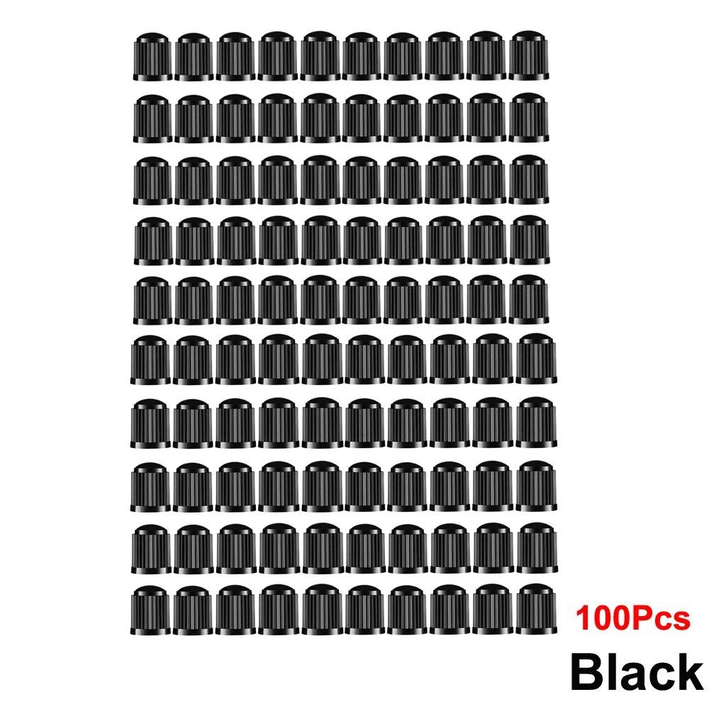 10/25/50/100 шт. колпачки для клапанов шин, пластиковые автомобильные стержни для шин, пылезащитные чехлы, универсальные колпачки для клапанов для автомобилей, мотоциклов, велосипедов, велосипедов