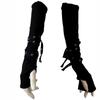 Cool Black Gothic Arm Warmer Half-fingered Anime Gloves Punk Gloves Cosplay Clothing Accessories