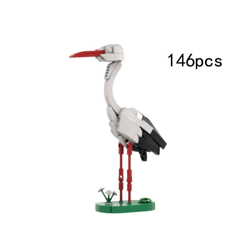 СПОТ MOC-183592 Животное Птица Фазан Зимородок Ныряющий Малиновка Мелкие Детали Сборка Конструктор Модель Игрушка Подарок