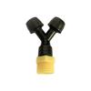 Y-Shaped Dual-Outlet Mist Nozzle for Dust Suppression and Cooling