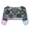 Wireless Switch Pro Controller for Nintendo Switch/Lite/OLED/Windows/iOS/Android, 7-Color Adjustable RGB Lighting