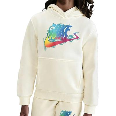 Nike Спортивная одежда Club Glitch Худи трикотажный флис Детские худи IO0750-047