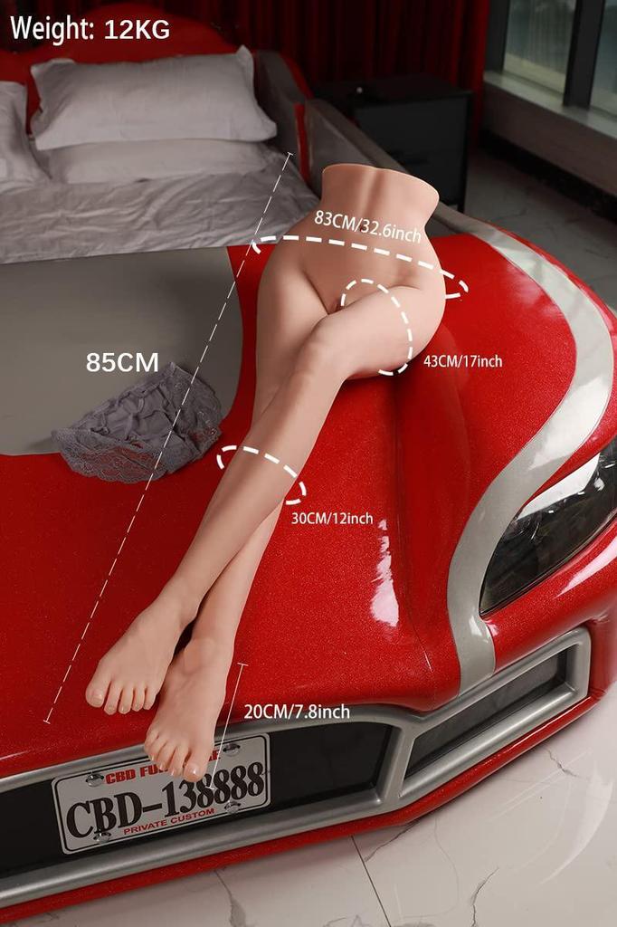 Half Body Sexy Leg Mold Silicone Real Touch Sex Doll Vagina Female Leg Mold Male Toy Masturbator