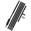 VidaXL Soil Auger with Handle 80 Mm and 5 M Extension Tube Steel