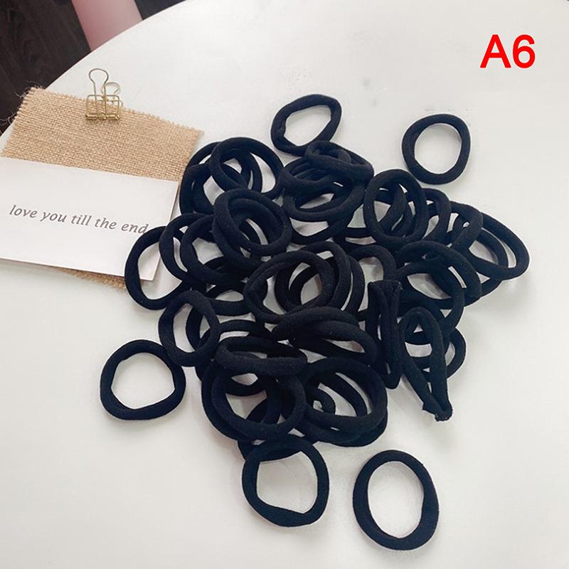 50 шт./набор женские и девочки 4 см 2 см цветные нейлоновые эластичные резинки для волос держатели для хвоста