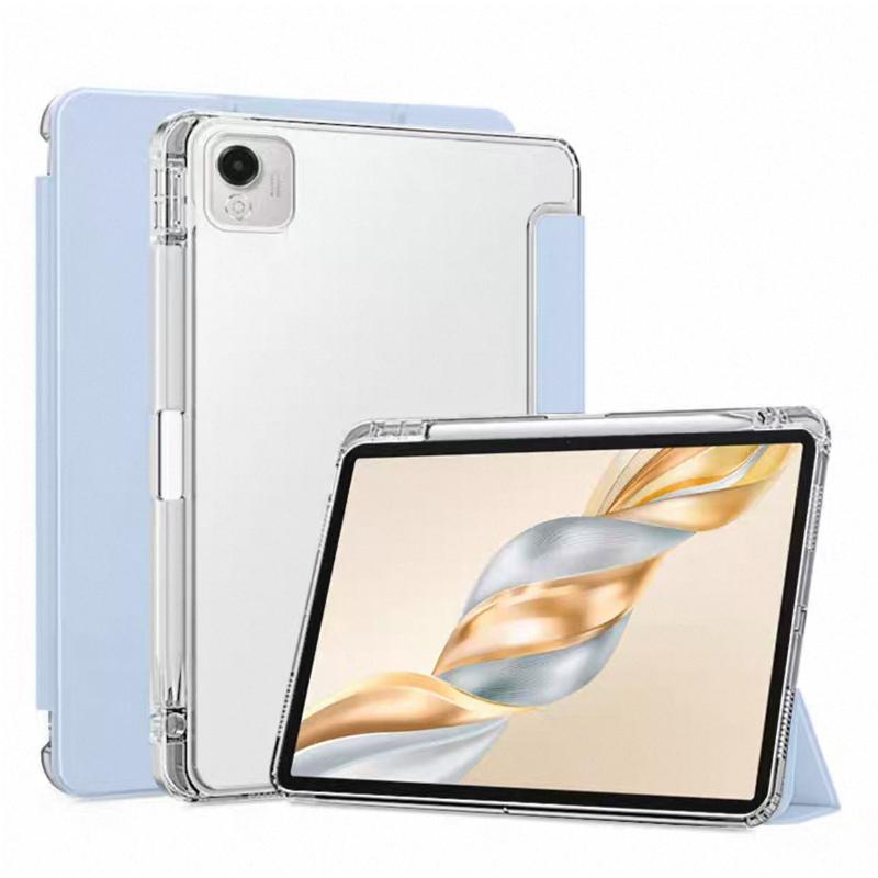Чехол для Honor Pad X9A с держателем для стилуса, из полиуретана, с мягкой задней крышкой, складной стенд, чехол-обложка для Honor Pad X9a, 11,5 дюйма