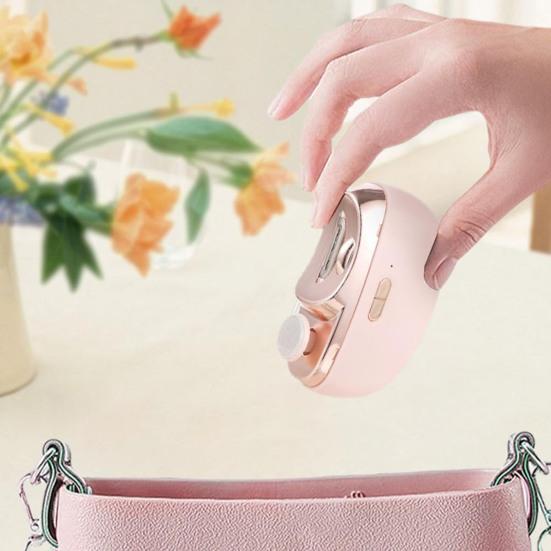 Портативная электрическая машинка для стрижки ногтей для детей, взрослых, пожилых людей, маникюрная пилка, кусачки для ногтей, полировщик, автоматический детский триммер для ногтей со светодиодной подсветкой