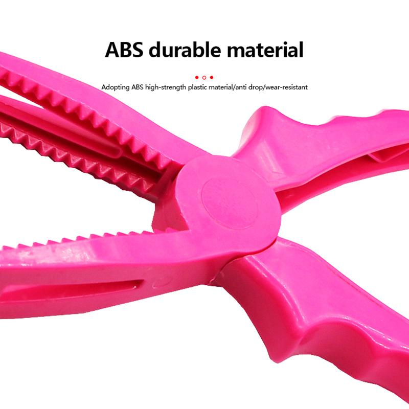 Fishing Grabber Pliers Abs Fish Clamp Grip Catch Release Tool Hook Extractor Fish Body Holder Tongs Scissors Fishing Pliers