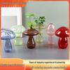 Creative Mushroom Glass Vase for Hydroponic Flower Arrangements and Aromatherapy Decor