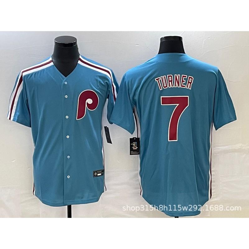 Philadelphia Phillies MLB Baseball Jersey T-Shirt Unisex Short Sleeve Embroidered Fan Apparel