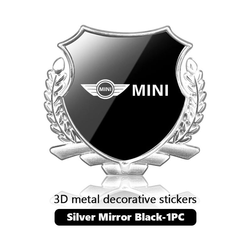 3D Alloy Car Trunk Window Side Emblem Badge Decal Decoration Sticker For MINI Cooper R60 R56 F56 F55 F57 F60 Countryman q0