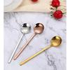 KXLCGYK 5-Piece Set of 13.5cm Tea and Coffee Spoons, 18-8 Stainless Steel, Dishwasher Safe, Includes Muddler Spoon, Tea Spoon, and Dessert Spoon, Styl