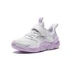 Anta Comfortable Versatile Trendy Non-Slip Shock Absorbing Low-Top Running Shoes Kids Sneaker White Purple A322415505H-1