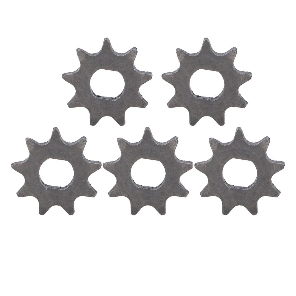 Цепная звездочка T8F 9T Стальная звездочка двигателя для 47cc 49cc Pocket Bike Scooter ATV