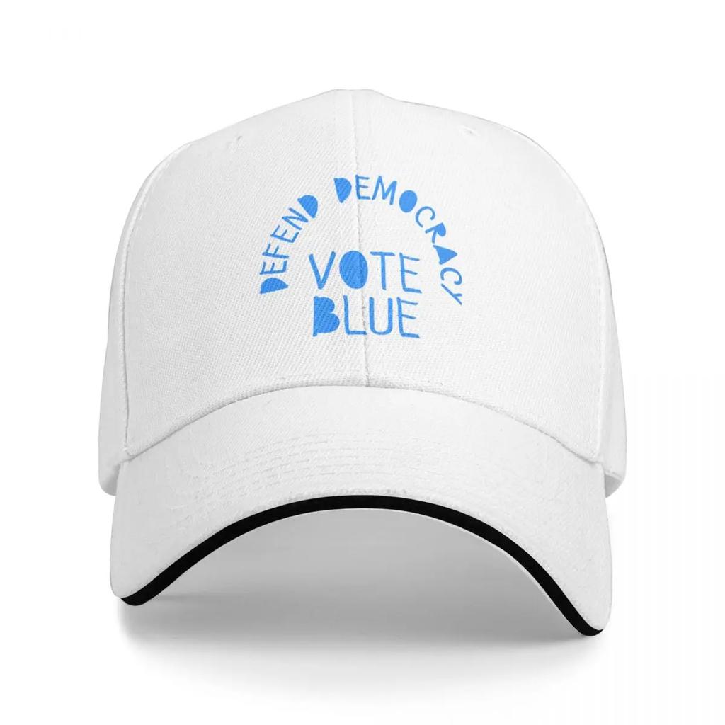 VOTE BLUE DEFEND DEMOCRACY Vote Blue in Baseball Cap Hat Unisex Luxury birthday Unisexs Luxury Womens