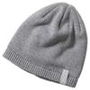 Mizuno Вязаная шапка Breath Thermo с логотипом серая размер F название, унисекс, теплогенерирующий материал, меланж,