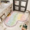 Милый стиль коврик для пола коврик для пола в ванной коврик для двери ванной износостойкий и противоскользящий
