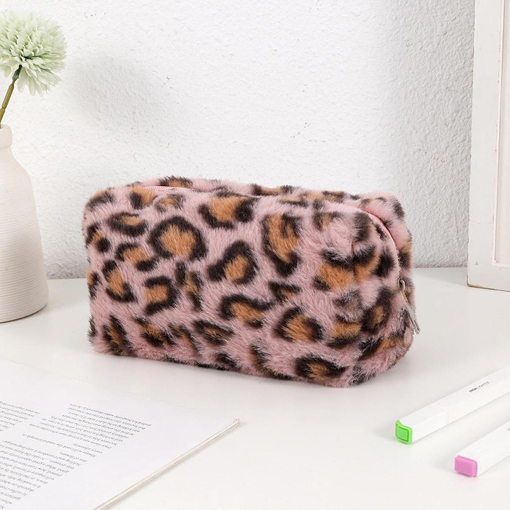 Leopard Makeup Bags for Women Soft Travel Cosmetic Bag Organizer Case Lady Girls Make Up Case Necessaries Handbags Case