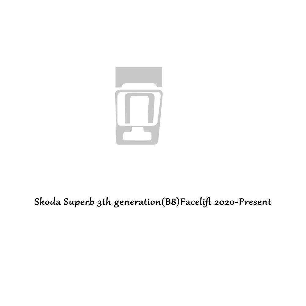Car Interior Central Console Gear Shift Dashboard Navigation Screen Protective Film for Skoda Superb Accessories